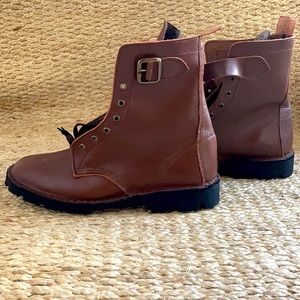 Waxi Leather Boots from South Africa, Size 10.5